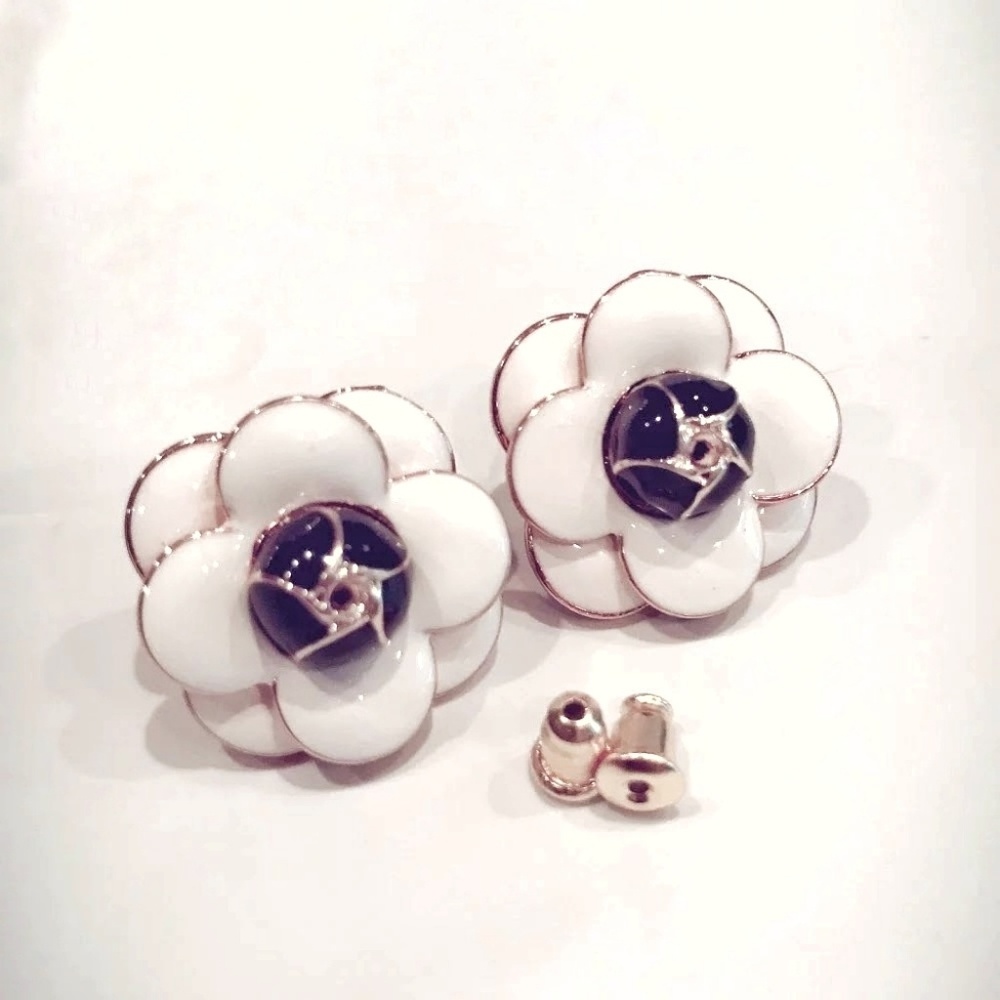 Flower Blossom Stud Earrings